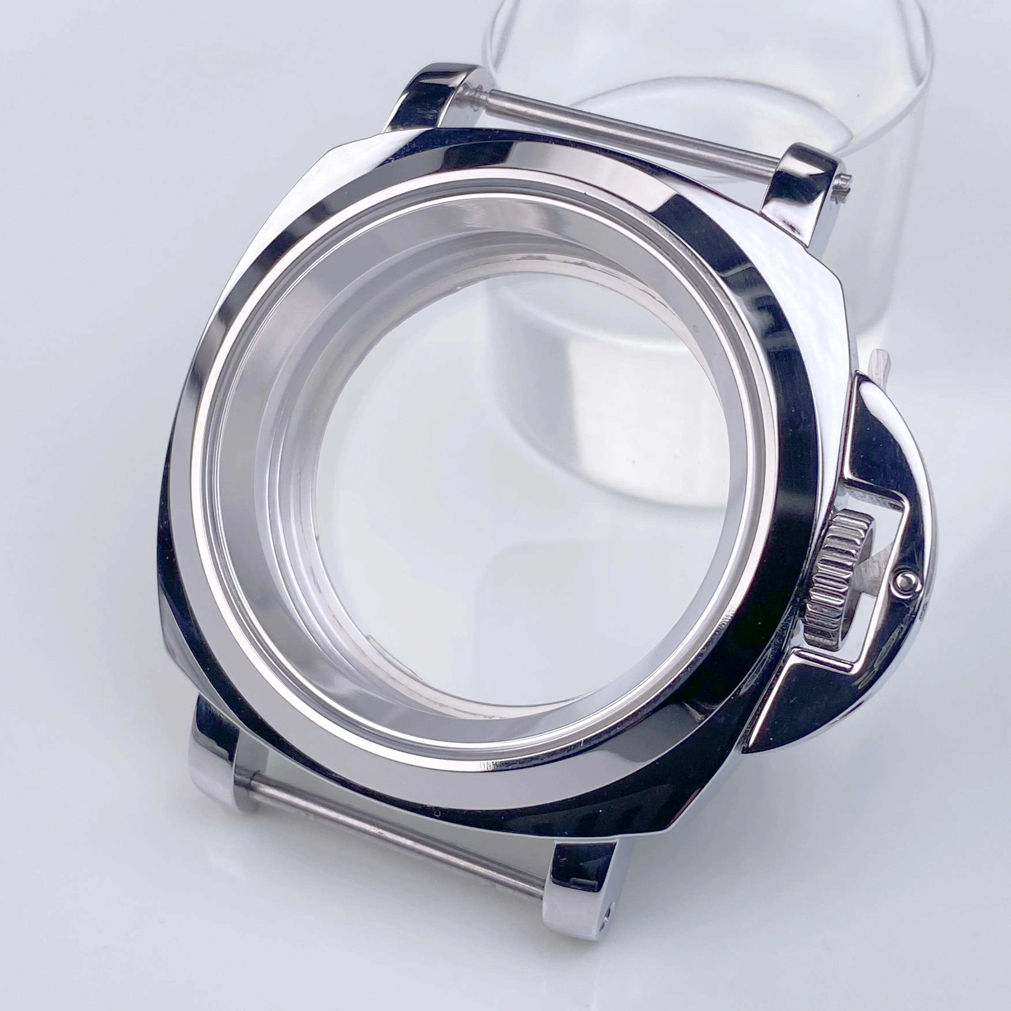 

NH35/36/38 4R36 movement modification accessories polished/frosted 40mm Watch Case Stainless steel sapphire waterproof handle