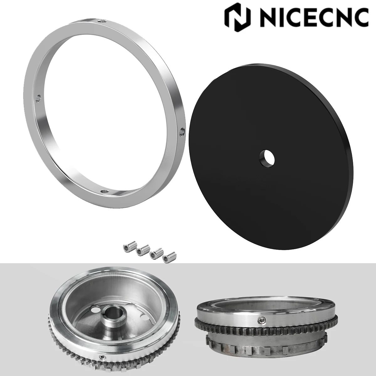 NICECNC For 2023 KTM 300 250 TPi XCW 300 TPi Husqvarna TE 300i TE 250i TX 2017-2022 Motorcycle 10 Ounces Flywheel Weight Circle