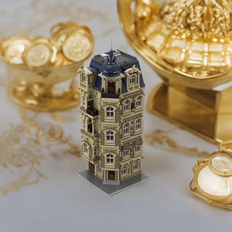 3270PCS Floor Extensions for Beaux-Arts Modular Building MOC Architecture Expansion Model Education Building Blocks Gift