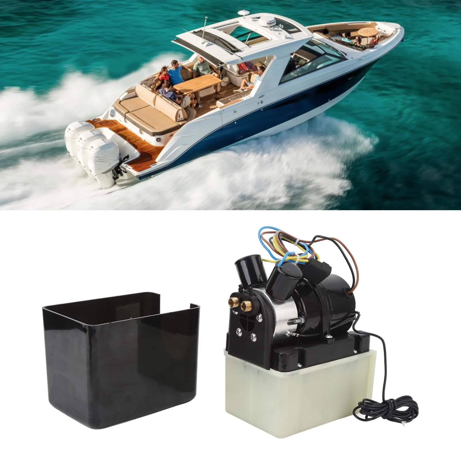 

Hydraulic Power Unit V351HPU1 (12V Pump with Control) - Reliable Operation, Strong Stability, Fit for Marine Boats Applications