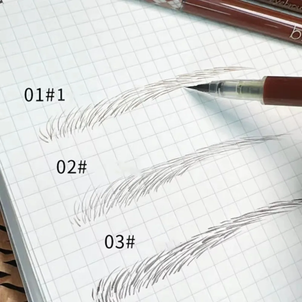 Crayon à sourcils liquide imperméable et Durable, sans taches, stylo de muguet paresseux, résistant aux couleurs, facile à porter