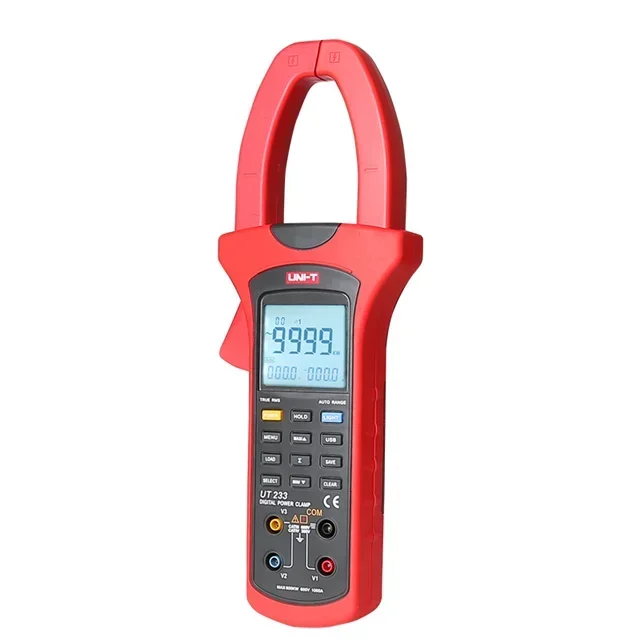 UNI-T UT233 Digital Power Quality Clamp Multimeter,&Analyzer, True RMS 3-Phase Power Active Reactive