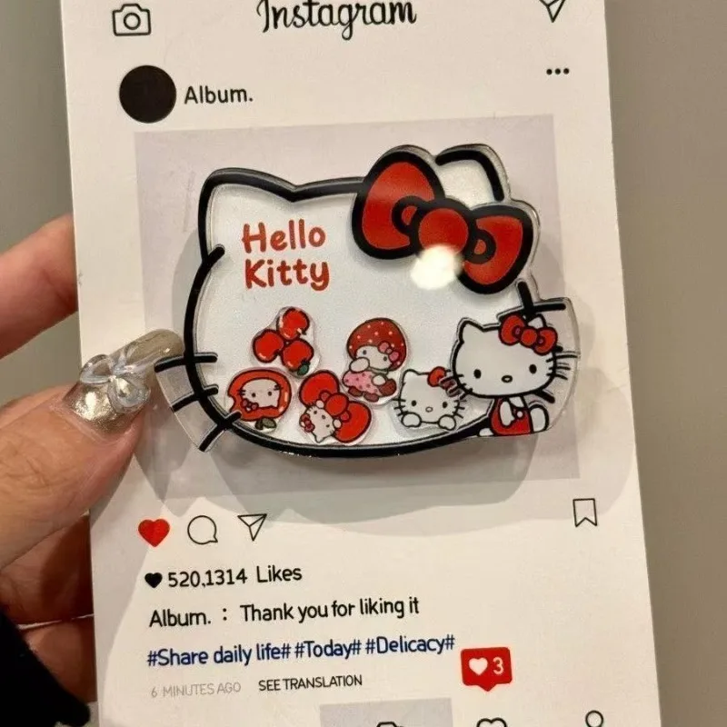 Hallo Kitty Telefon Stehen Nette Frauen Zubehör Weihnachten Baum Spielzeug Puppe Airbag Stehen Desktop Ornament Kawaii Mädchen Geschenk Großhandel