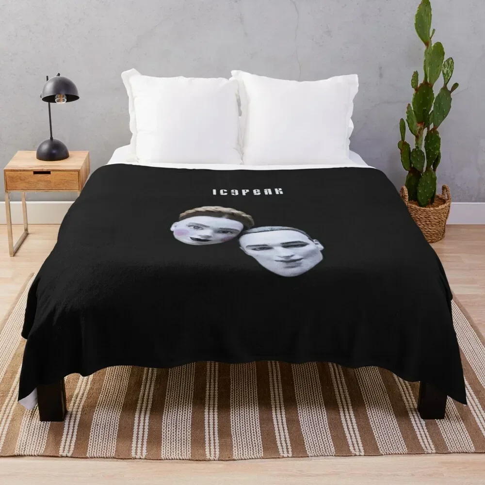 

IC3PEAK Throw Blanket Cozy Microfiber Throw Blanket for Home Bedroom