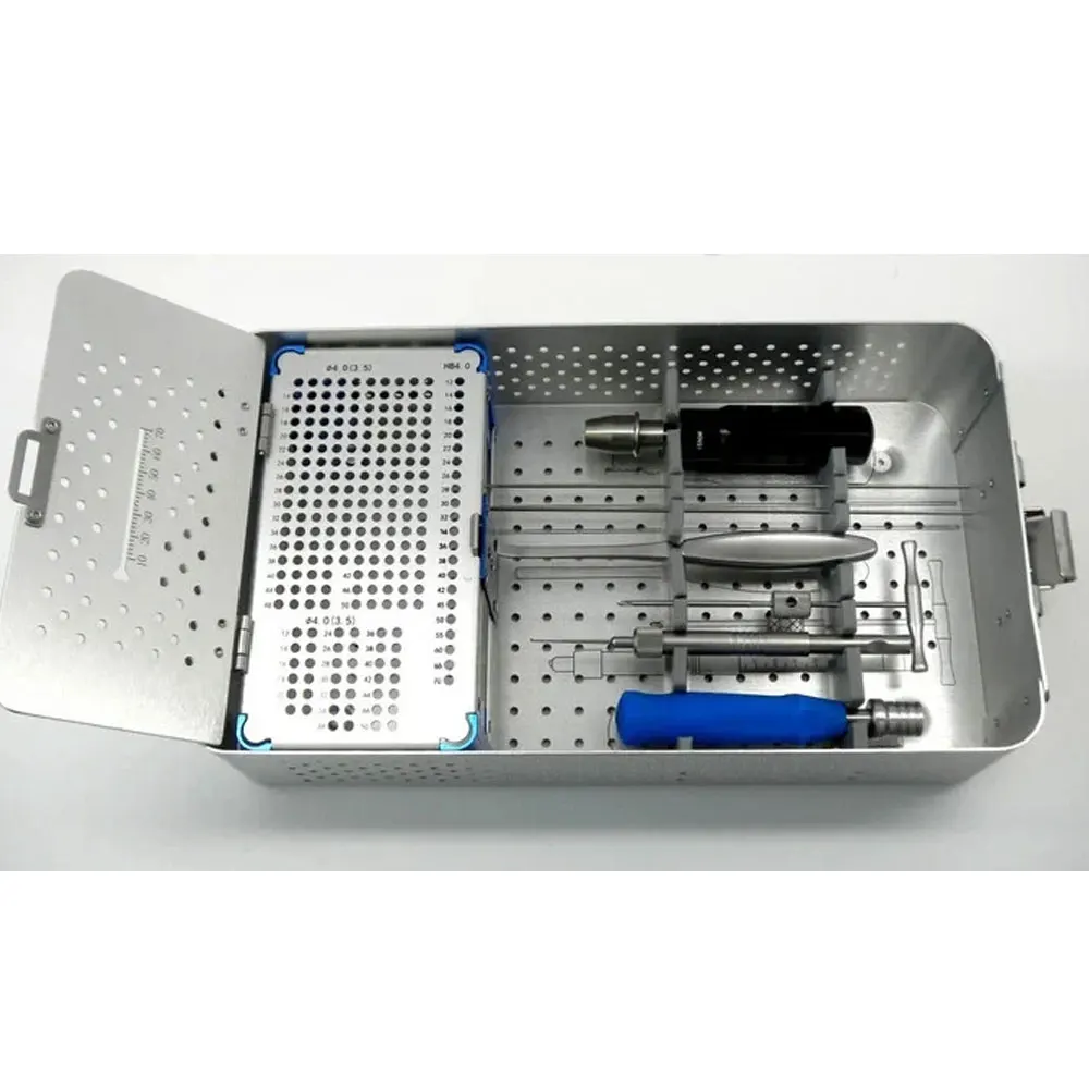 2026 NEW Azicon's Small Fragment 3.5-4.0mm Instrument Set . Surgical . Bit Screw Tap Plate Bender Fixation Surgery Tools