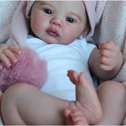 45cm Reborn Baby Dolls Meadow Soft Body 3D Skin with Visbile Veins Collectible Art Doll Bebe Reborn Toy Gift
