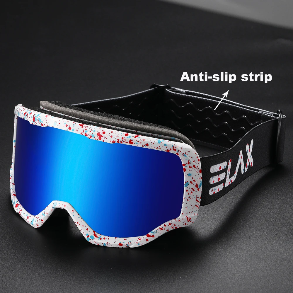 ELAX BRAND NEW Double Layers Anti-Fog Ski Goggles Snowmobile Eyewear Outdoor Sport Snow Snowboard Glasses