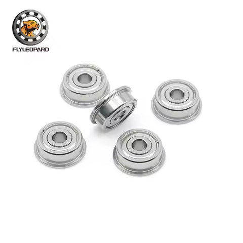 F693ZZ Flange Bearing 3x8x4 mm ABEC-7 ( 10 PCS ) Flanged F693 Z ZZ Ball Bearings F619/3ZZ