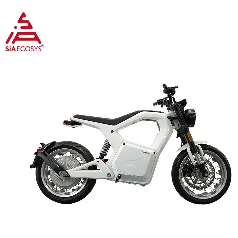 SiAECOSYS 72V 120KPH High Power Cast Aluminum Integrally Formed Frame MT Electric Motorcycle with 4Kwh Lithium-Ion Battery