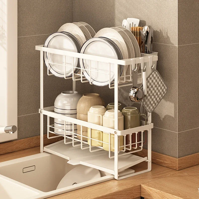 

Kitchen Sink Drainage Rack Household Bowl Plate Storage Rack Multipurpose Dishes Tableware Storage Shelf Tableware Organizer