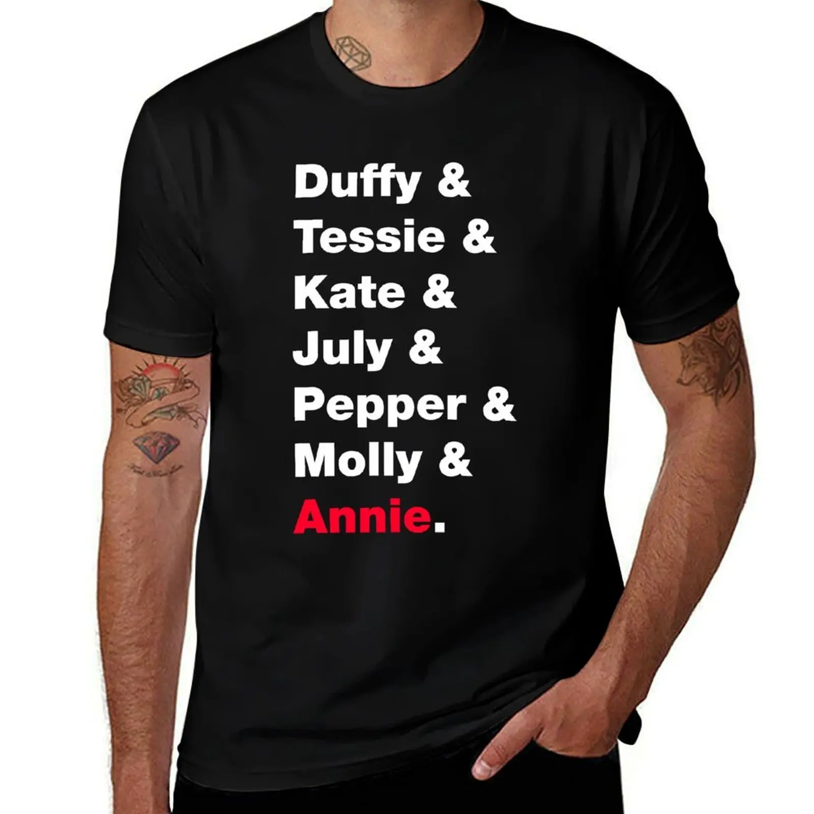 Annie the Musical - Orphans T-Shirt Large Size Short Sleeve T-Shirt