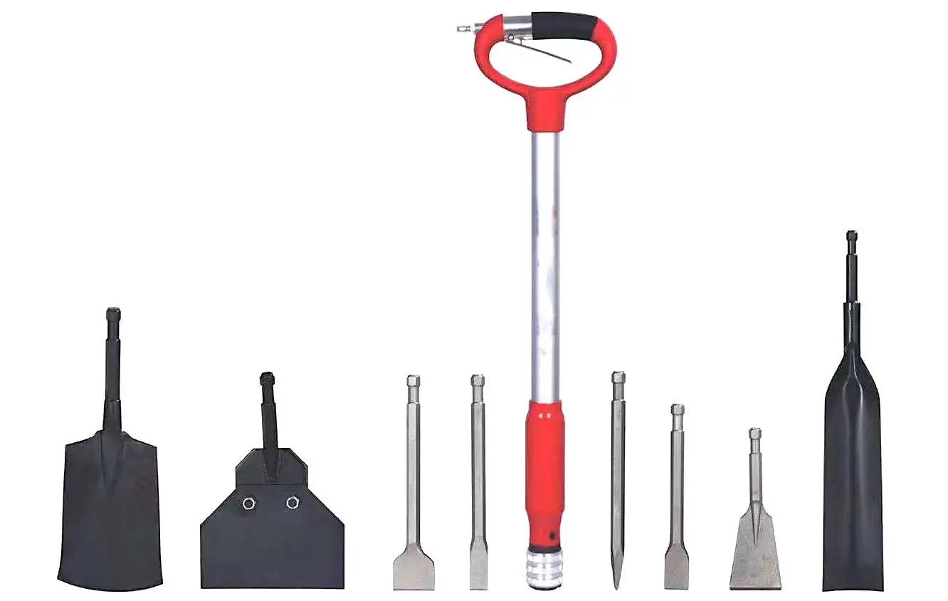 TY67032 Pneumatic Spade Quickly remove tile, plaster, old carpets, adhesive, linoleum, grout, brick and more