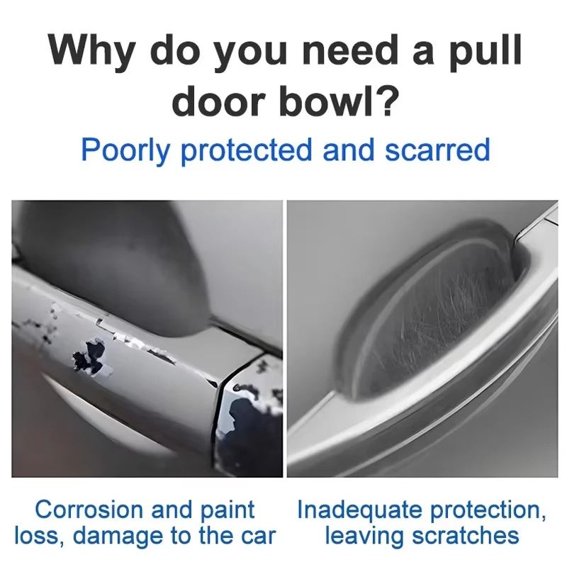 Car Door Handle Covers For Mazda RX 8 Accessories RX8 2003~2012 2004 2005 2006 2007 Exterior Door Handle Outer Cover Stickers