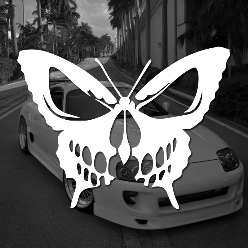 

Креативные наклейки с черепом и бабочкой, крутые и модные, высокое качество для автомобилей, грузовиков, мотоциклов и ноутбуков!