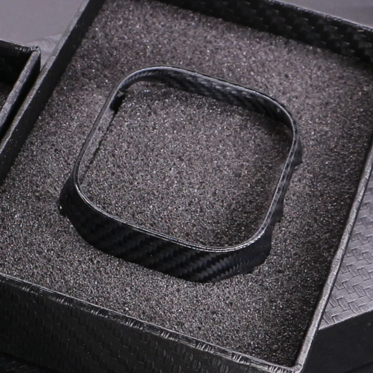 Genuine Carbon Fiber ShockProof Slim Case Bumper For Apple Watch S9 S8 S7 Series 45mm Watch Cover