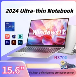 Nuovo nuovissimo Laptop Ultra-sottile da 15.6 pollici 16GB RAM 2TB SSD Intel N3700 con schermo 1920x1080 Office Study PC Windows11 Notebook