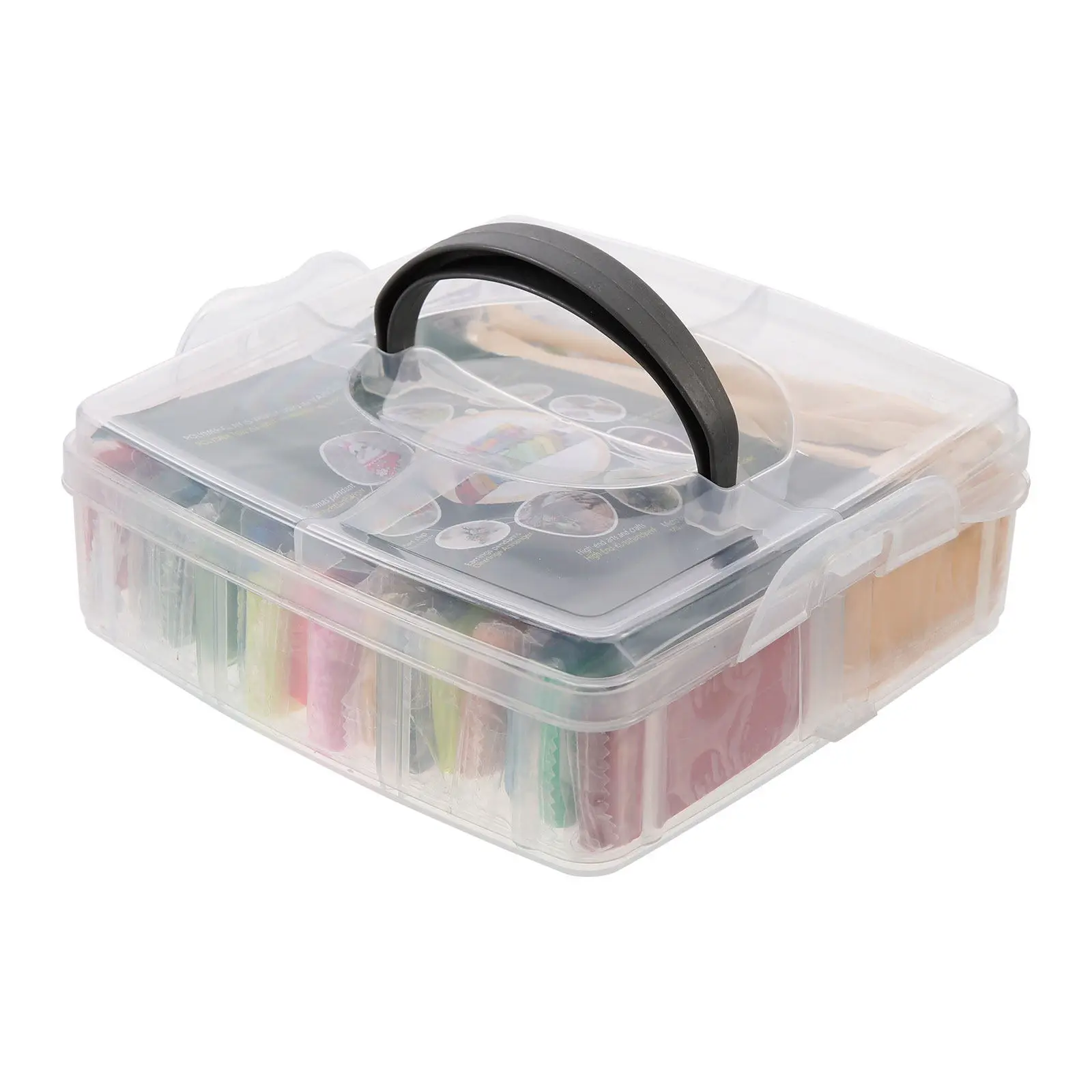 1Set Polymer Clay Tools Kit Colorful DIY Craft Supplies Sculpting Carving Earrings Keychain Making Clay Kit for Kids