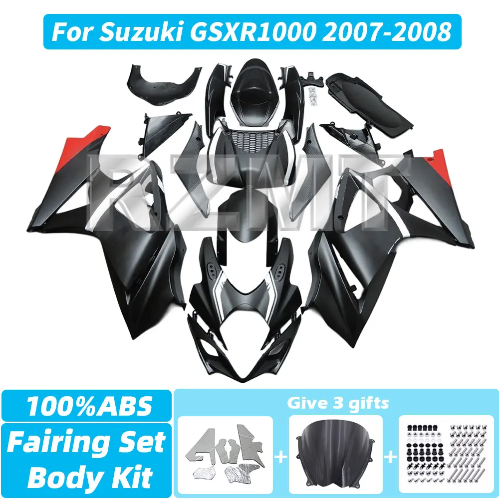 GSXR1000 For Suzuki GSX-R 1000 2007-2008 K7 07-08 ABS Plastic Motorcycle Fairing Set Injection Body Kit Bodywork Set