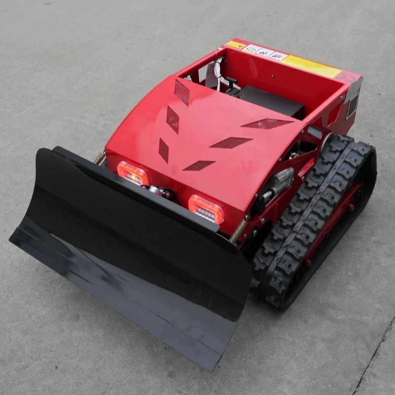 From snow to mud: remotely operated crawler snow removal machines