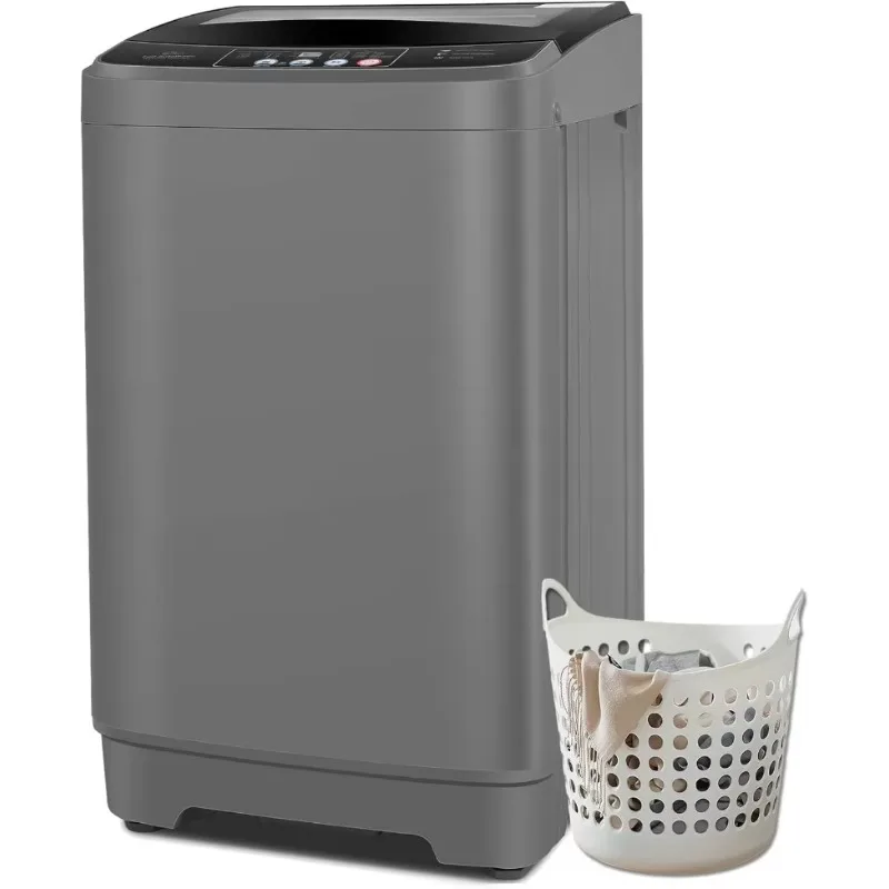 

Washing Machine 17.8Lbs Large Capacity 2.4 Cu.ft Portable Washer Machine with 10 Programs and 8 Water Levels Selections