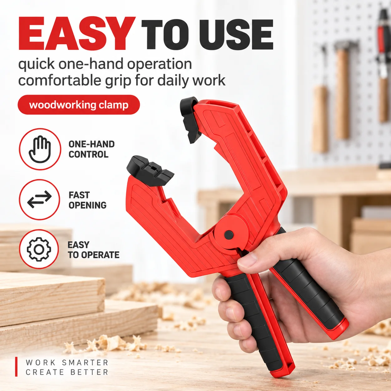 1pcs Quick Clamp Heavy for Dri - Woodworking Vice Quick Release ulasan dan harga