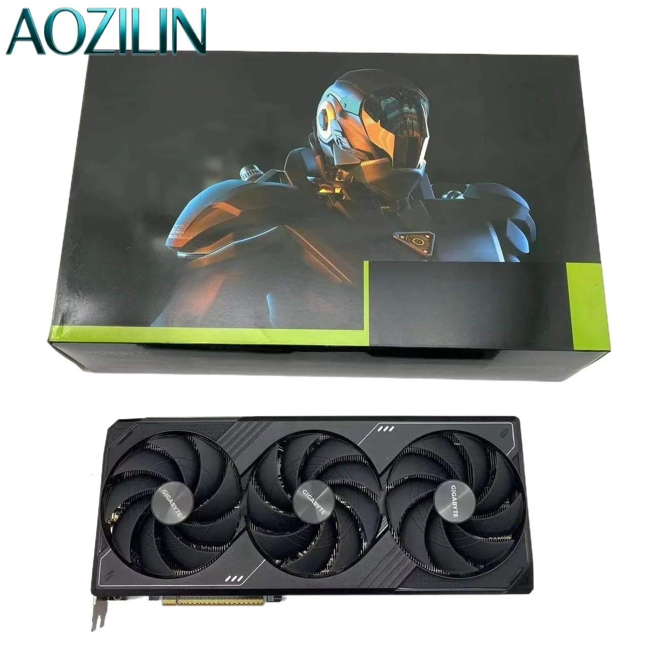AOZILIN GPU Cooling Heatsink Bracket for Graphics Card with 3 Fans (No PCB or Memory)