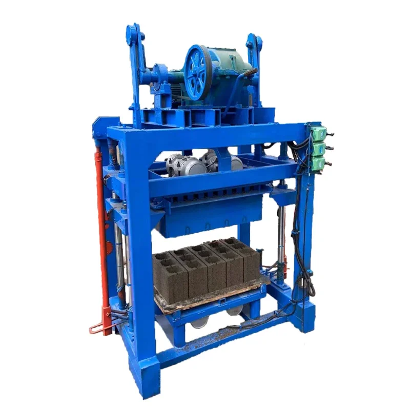 Portable Manual Hollow Block Making Machine With 2-4pcs Per Time Concrete brick Maker Cement brick Molding Machine