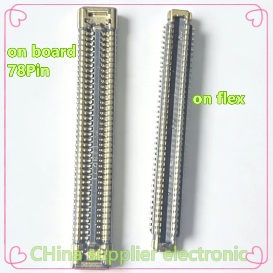 USB Charging Dock Port FPC Connectors Plug For Samsung Galaxy A32 A325 A325F A326 5G A42 A426 A426F 78Pin on board flex