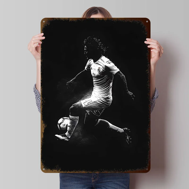 Player Michel Metal Poster Customized Wall Art Retro Vintage Tinplate Signs for Man Cave Decoration Home Decorations House Decor