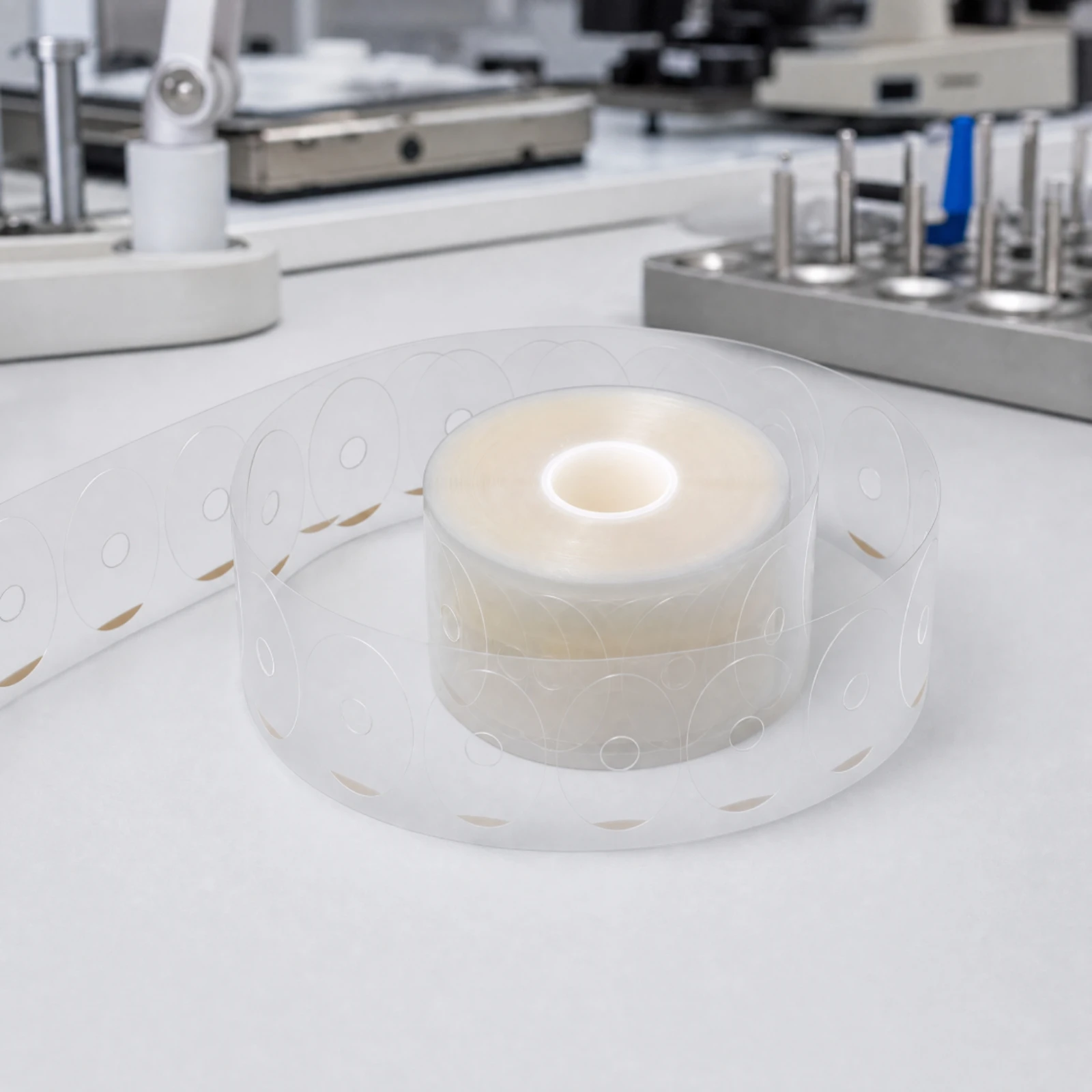 Transparent Anti-Slip Adhesive Sticker Pads Thin Transparent Adhesive Pad Roll for Eyewear Technicians