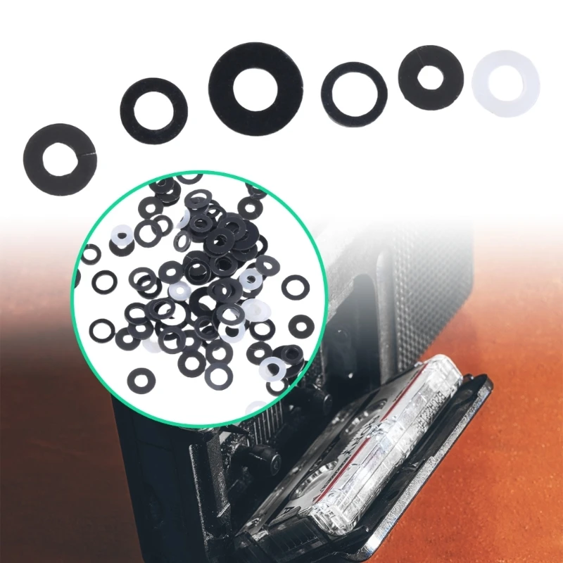 1Set كاسيت قفل أبازيم قفل لوحة كليب لمسجل المعدات السمعية