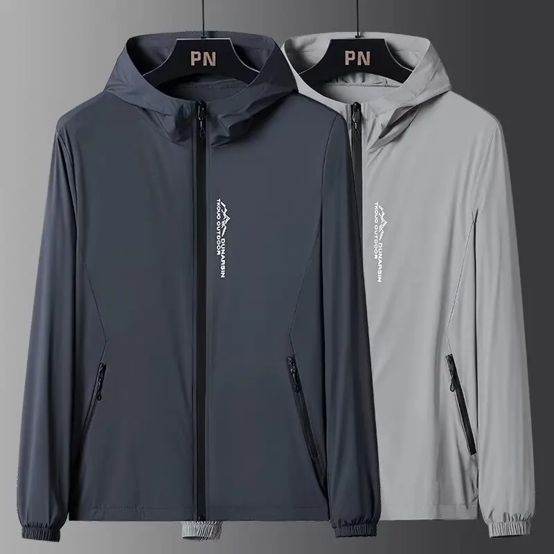Men's Breathable Daily Travel and Sports Sun Protection Lightweight Breathable Protection Jacket Fishing Jacket Climbing Jacket