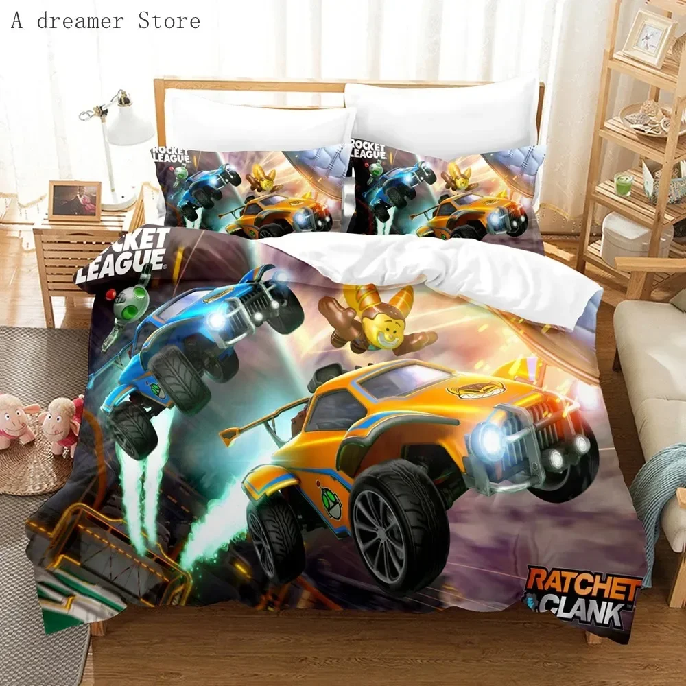 

Rocket League Bedding Set Bedspread Single Twin Full Queen King Size Car Rocket League Bed Set Kids Boy Bedroom Duvet Cover