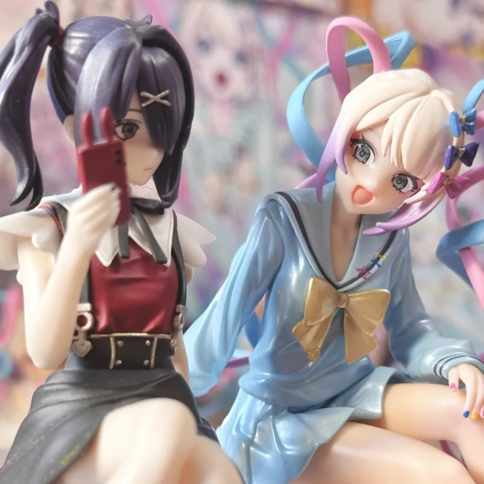 Figuras de Anime NEEDY GIRL OVERDOSE, Figuras de Ação Bonitas, Modelo de Menina Bonita, Coleção de Figuras de PVC, Presentes de Aniversário para Desktop