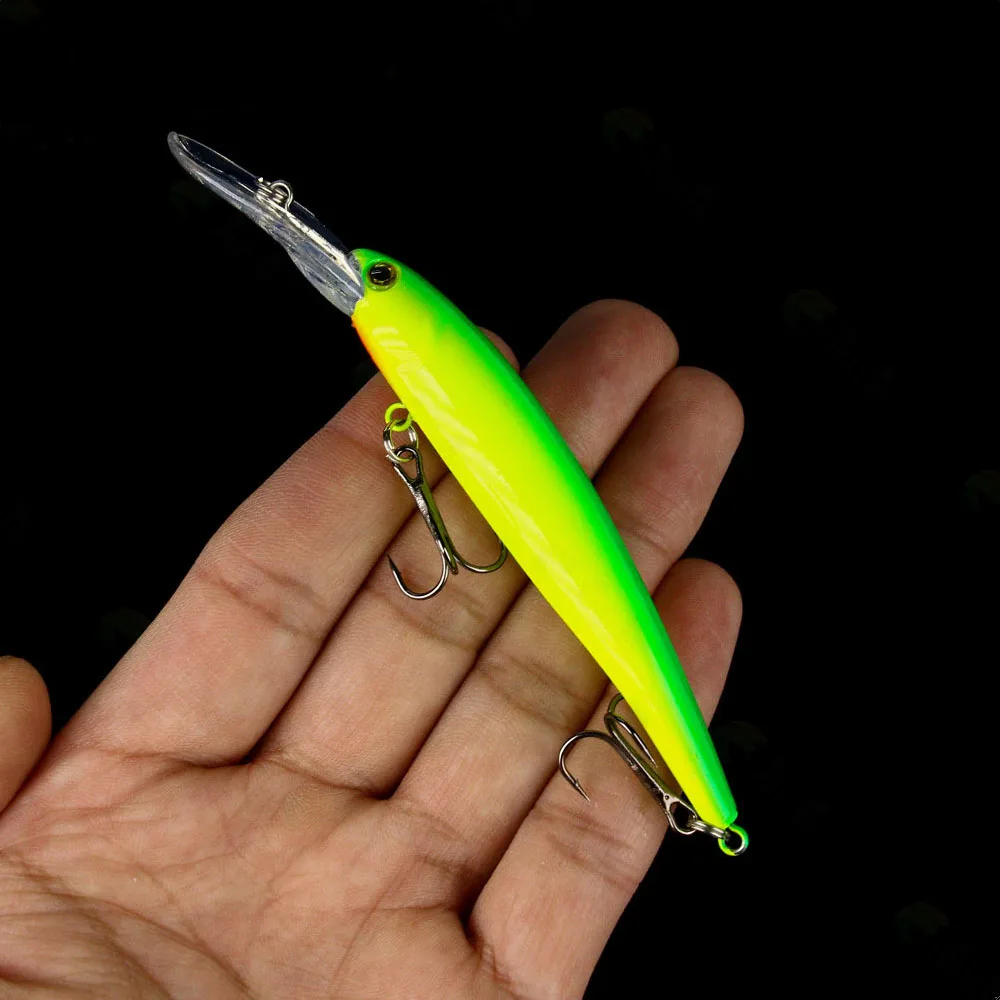 

Deep Walleye Trolling Fishing Lure Wobbler Bandit 12.5cm 11g Floating Crankbait Minnow Bass Pike Bait Depth 3-8M Fishing Tackle