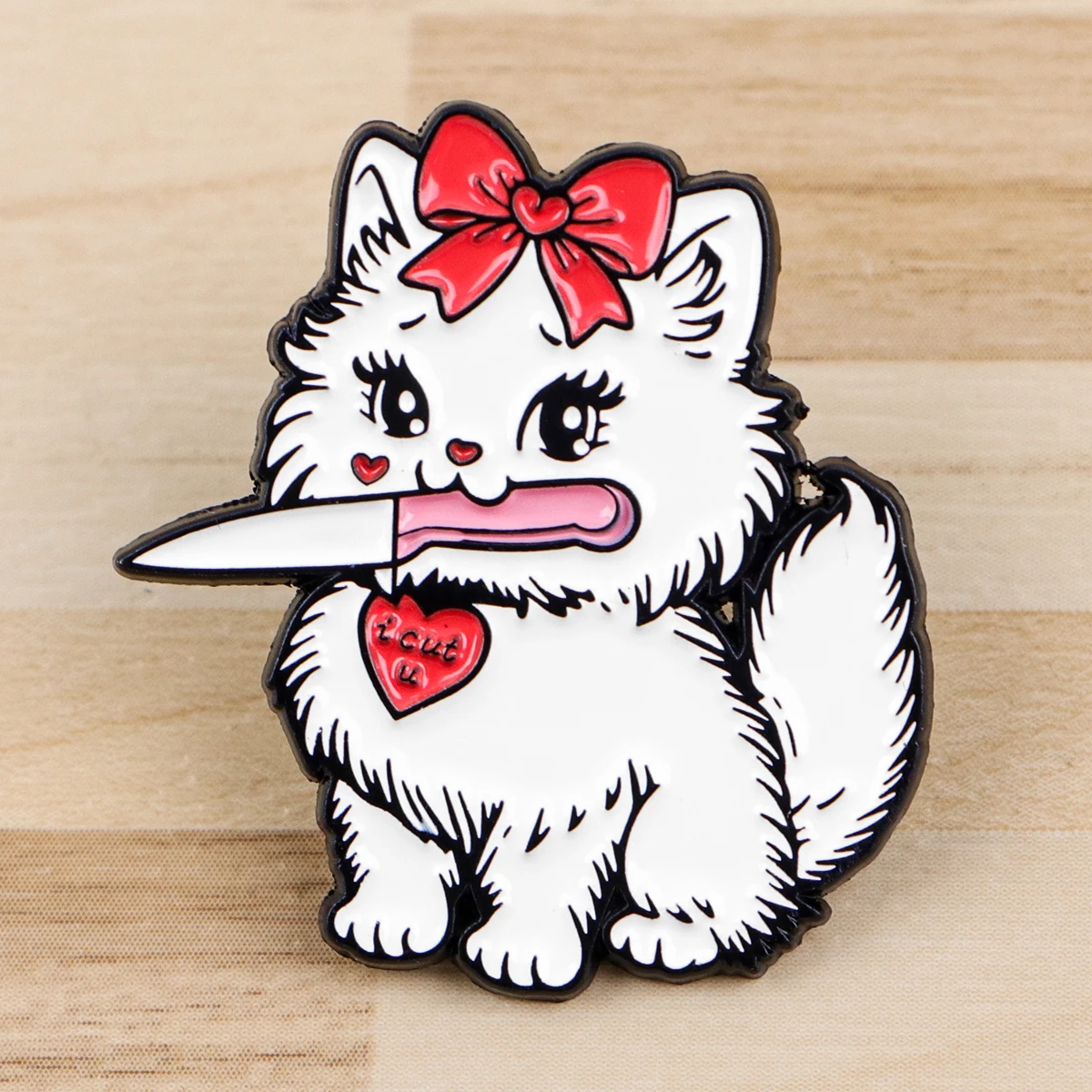 Kawaii Cat Enamel Pin Cartoon Badges on Backpack Brooch for Clothes Hat Lapel Pins Animal Jewelry Cosplay Accessories Toys Gift