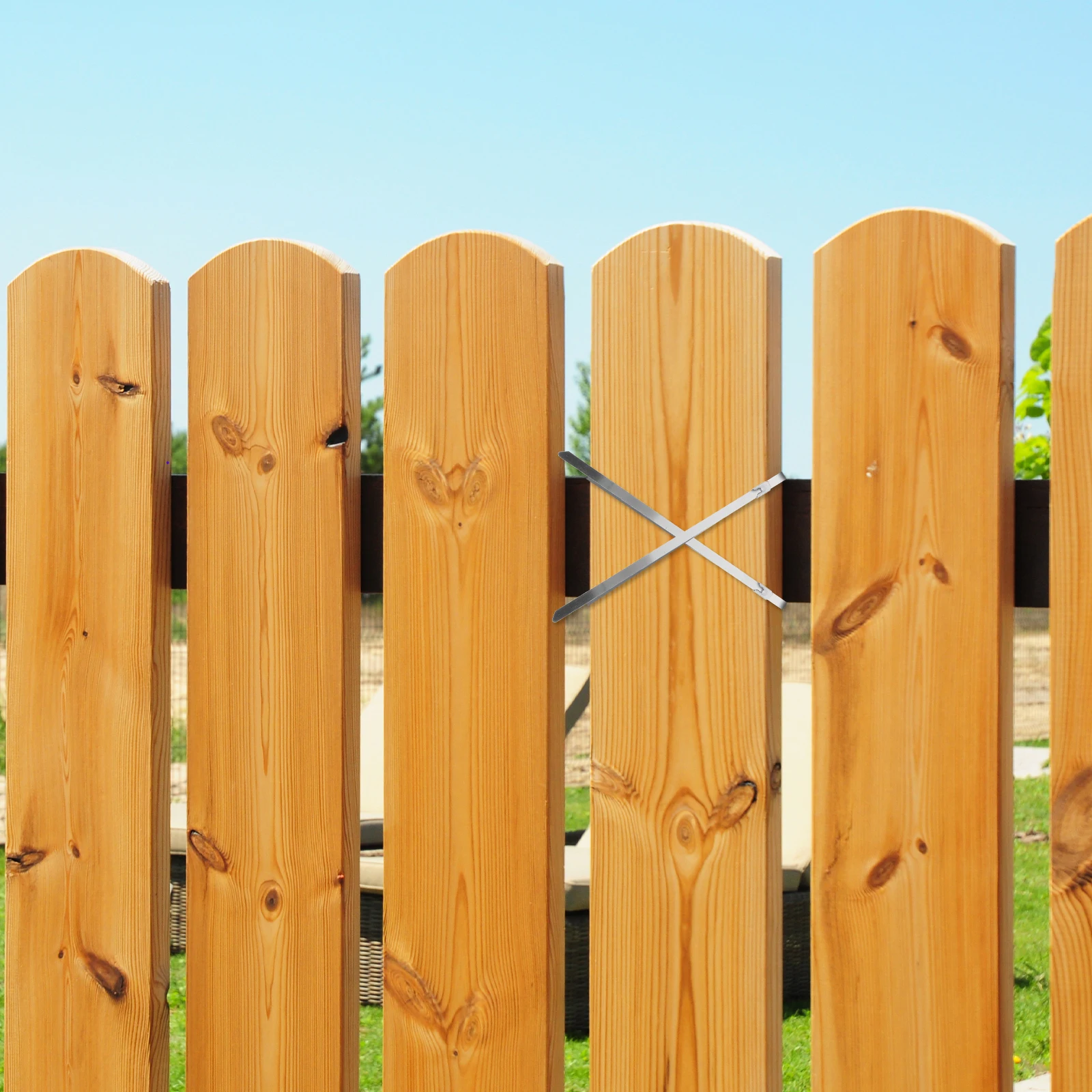 

100 Pcs Stainless Steel Cable Tie Chain Link Fence Extender Dog Gate Parts Wire Fasteners Outdoor Metal