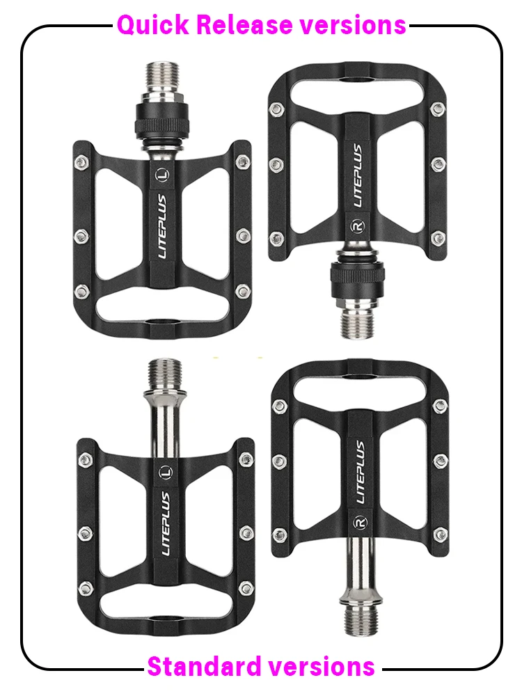 AliExpress GOLDIX Liteplus Bicycle Pedal Quick Release and Standard Two versions 3 Bearing Aluminum Alloy Double-Sided Non-Slip for Folding Bike