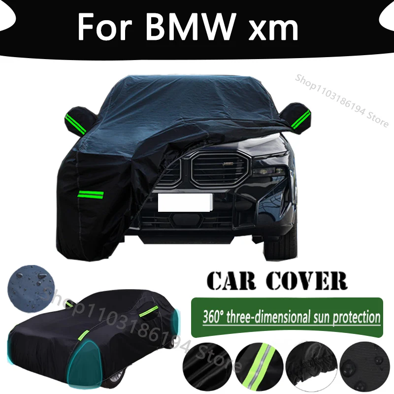 

For BMW xm Outdoor Protection Full Car Cover Snow Covers Rainwater Sunshine Dustproof Scratches Car Cover