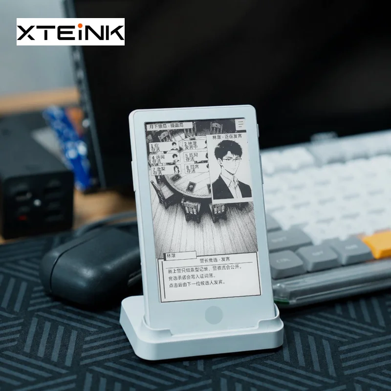 XTEINK X4 Pro/X3 E-ink Reader Bracket 65 Degree Tilted Desktop Stand Reading Dock Stable Support for X3/X4Pro E-ink Reader Gifts