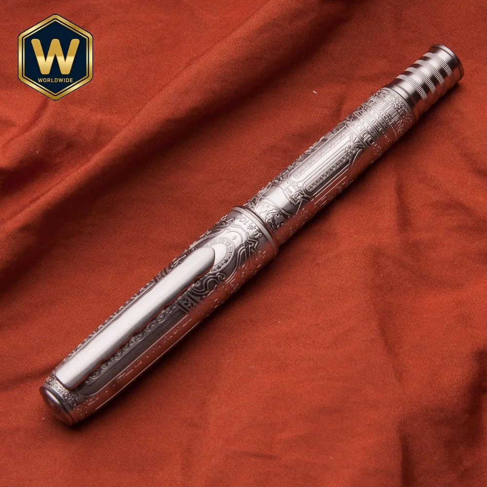 

For 100 Hymns Metal Carved Piston Ink Filling