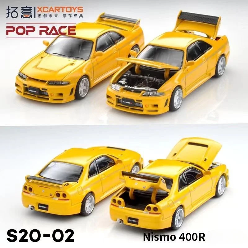 XCarToys X Pop Race 1:64 Skyline GT-R R33 NISMO 400R MIDNIGHT PURPLE Diecast Model Car A Gift for My Boyfriend JDM