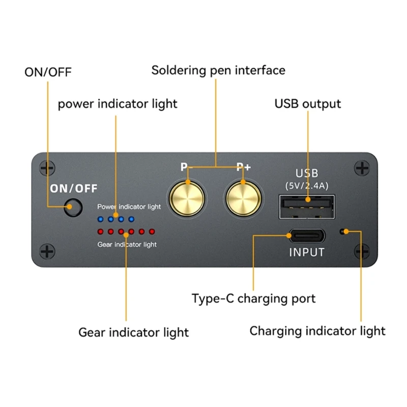 Spots Welder Handheld Portable Spots Welding Machine With Spots Welding Pen Nickel Strips 18650 Battery Spots Welder