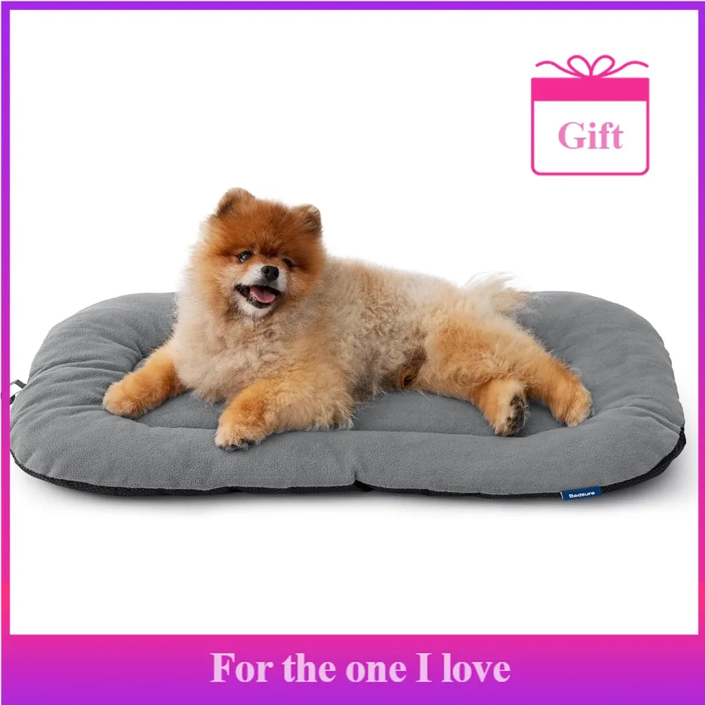 

Small Dog Crate Mat - Ultra-soft Wool Flat Pet Mat, Washable, Non-slip Puppy Kennel/dog Bed