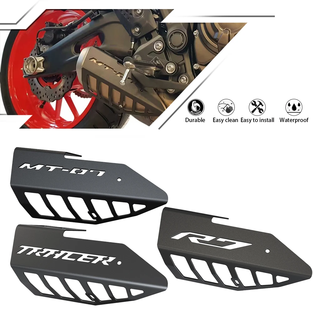 

Motorcycle Motorbike FOR YAMAHA YZF R7 YZFR7 Exhaust Pipe Heat Shield Cover Guard Protector Accessories 2022 2023 2024 2025 2026