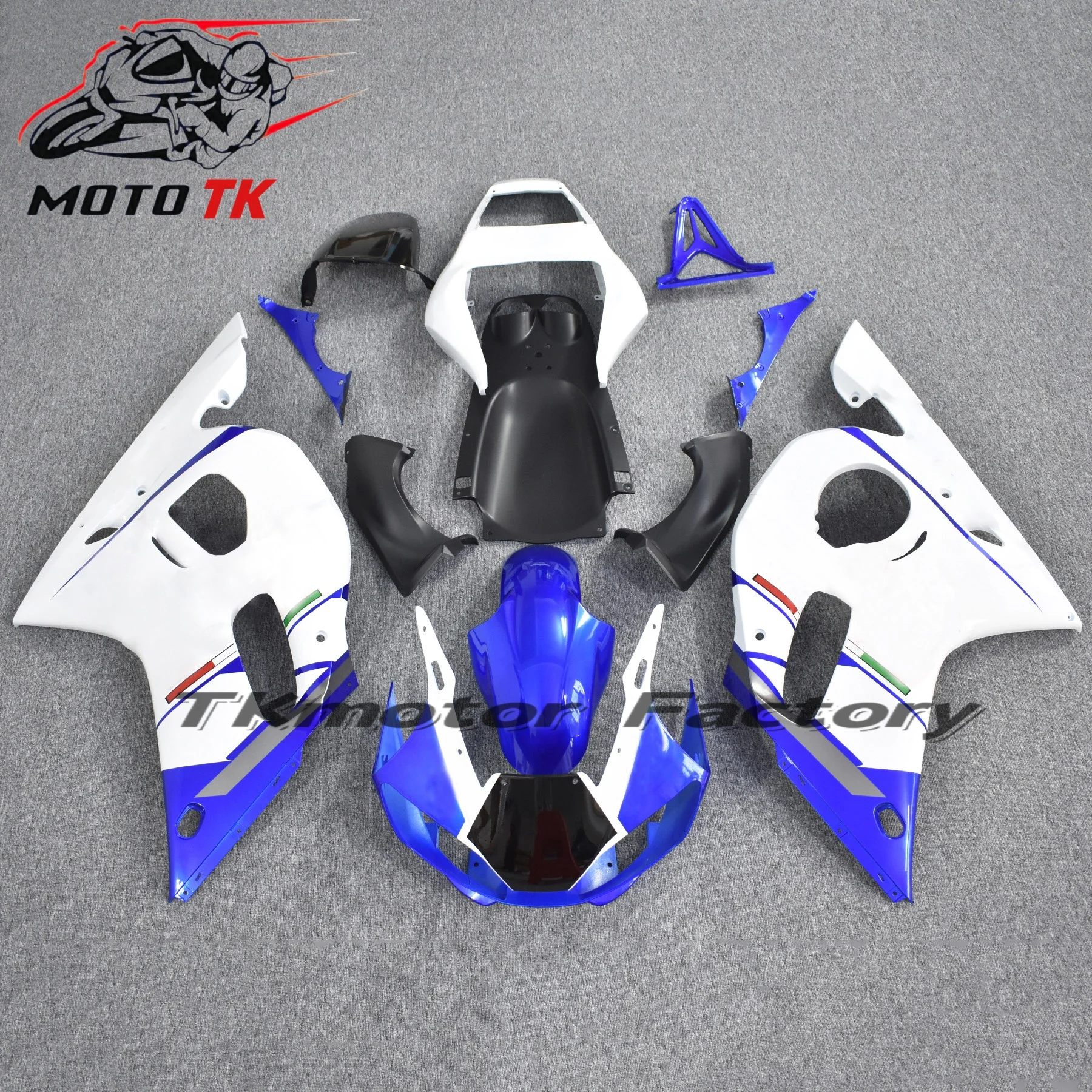 Motorcycle Blue White Fairing Bodywork Kit For YAMAHA YZF R6 1998-2002 2001 2000 1999 YZF R6 Hot,sales