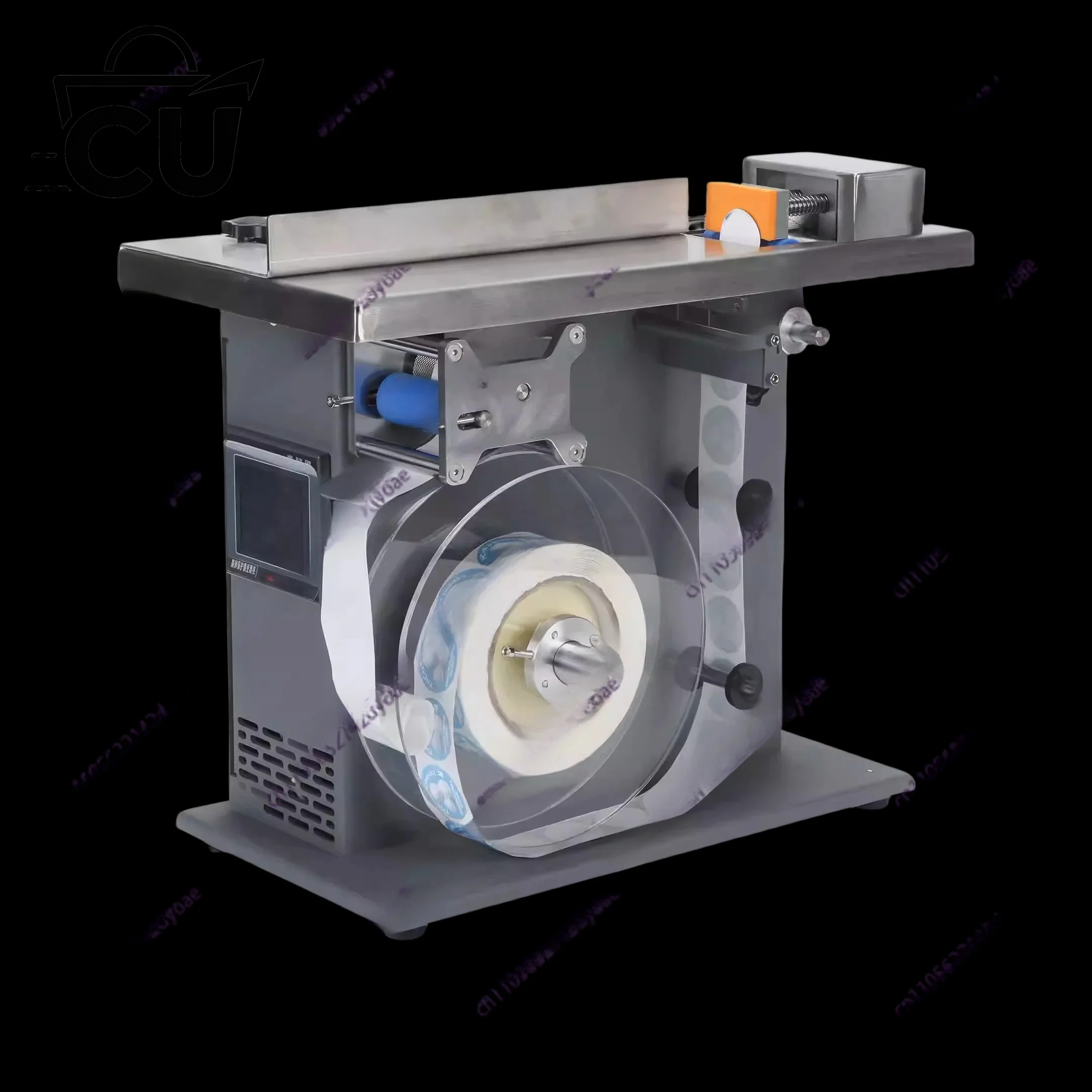 220V/110V Automatic Right Angle Sealing Labeling Machine PLC Micro Control Box Transparent Labeling Machine For 25-30mm/20-50mm