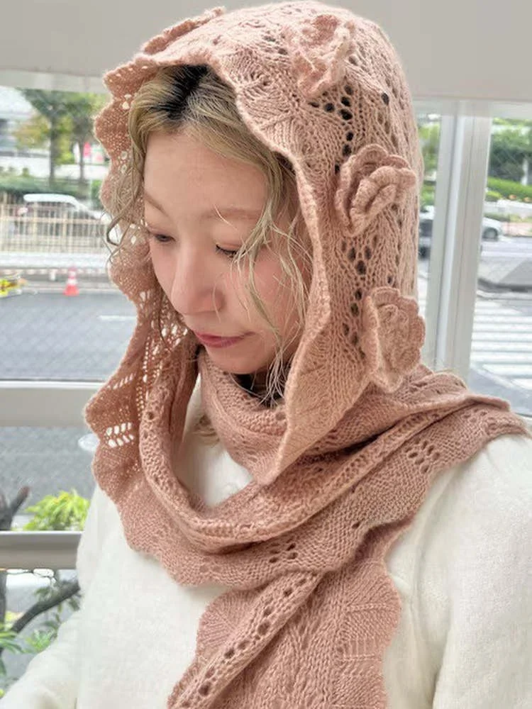 mj-beau-小物-美しく実用的なレースフック-スカーフ-ネックウォーマー-帽子-透かしデザイン-韓国風-冬用アクセサリー