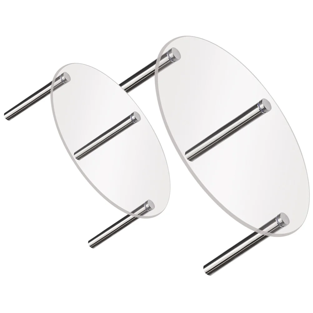 

2-шт. Подставка для дисплея, прозрачный акриловый круглый держатель для десерта для вечеринки, прозрачная подставка для торта, свадебное мероприятие, домашнее кафе, ресторан, использование