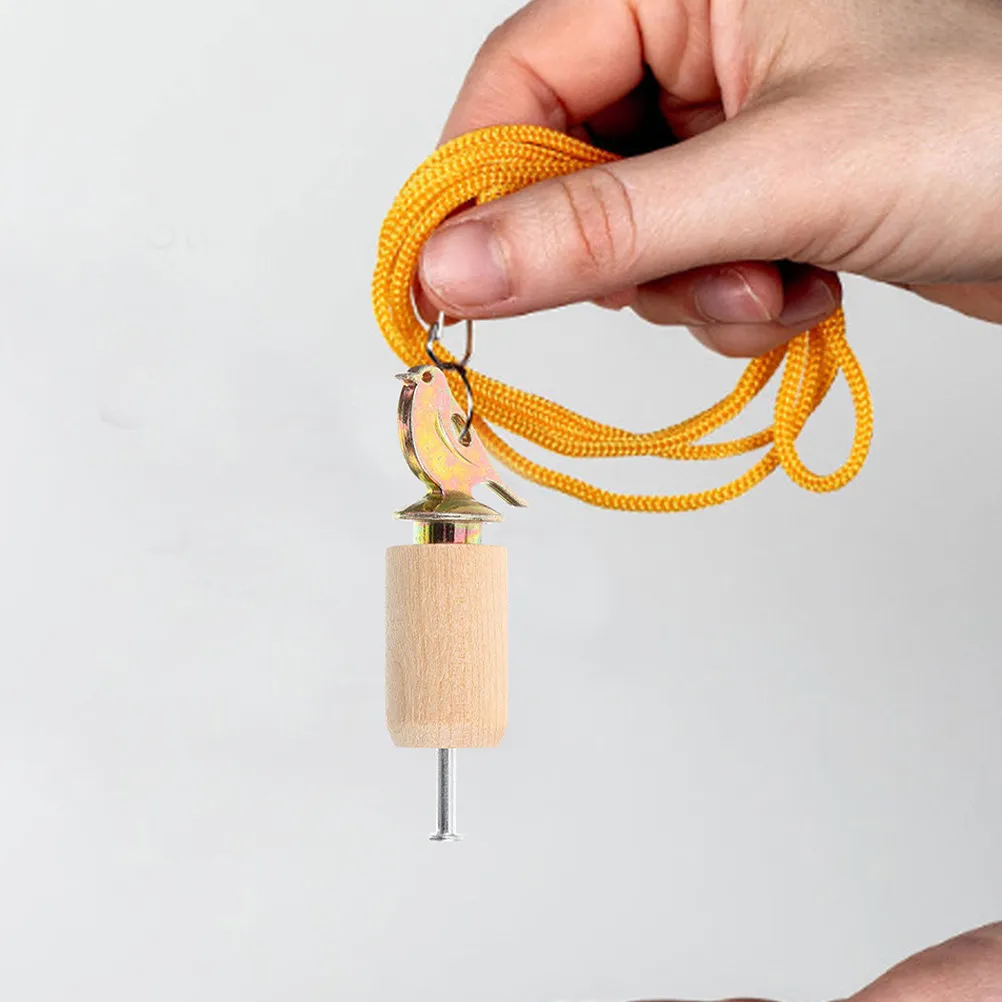 2Pcs Bird Whistle Hand Twist Wooden Call Practice Device Clear Sound for Kids Bird Watching Training Fun Birds Whistle